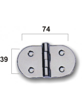 ΜΕΝΤΕΣΕΣ ΙΝΟΧ 39*74mm