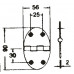 ΜΕΝΤΕΣΕΣ OVAL INOX 316 56*90mm