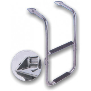 ΣΚΑΛΑ ΠΛΑΤΦΟΡΜΑΣ 2 ΣΚΑΛΟΠΑΤΙΑ 285x600mm INOX316