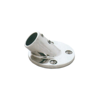 ΒΑΣΗ ΡΕΛΙΟΥ ΣΤΡΟΓΓΥΛΗ Φ22mm 45°