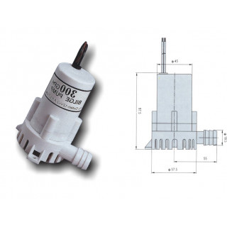 TMC ΑΝΤΛΙΑ ΣΕΝΤΙΝΑΣ 1.4A 300 GPH 12V