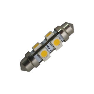 ΛΑΜΠΑΚΙ 8LED WARM WHITE FESTOON 39mm 1W 10-30VDC