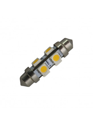 ΛΑΜΠΑΚΙ 8LED WARM WHITE FESTOON 39mm 1W 10-30VDC